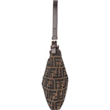 Fendi FF Monogram Baguette Buckle Shoulder Bag