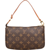 Louis Vuitton Canvas Monogram Pochette Accessoire Handbag