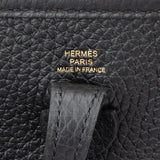Hermès Noir Clemence Evelyne 16 Crossbody Bag