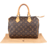 Louis Vuitton Canvas Monogram Speedy 25 Handbag