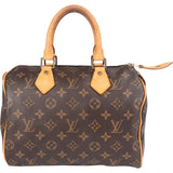 Louis Vuitton Canvas Monogram Speedy 25 Handbag