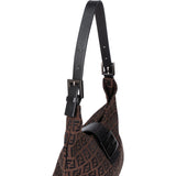 Fendi FF Monogram Baguette Buckle Shoulder Bag neu
