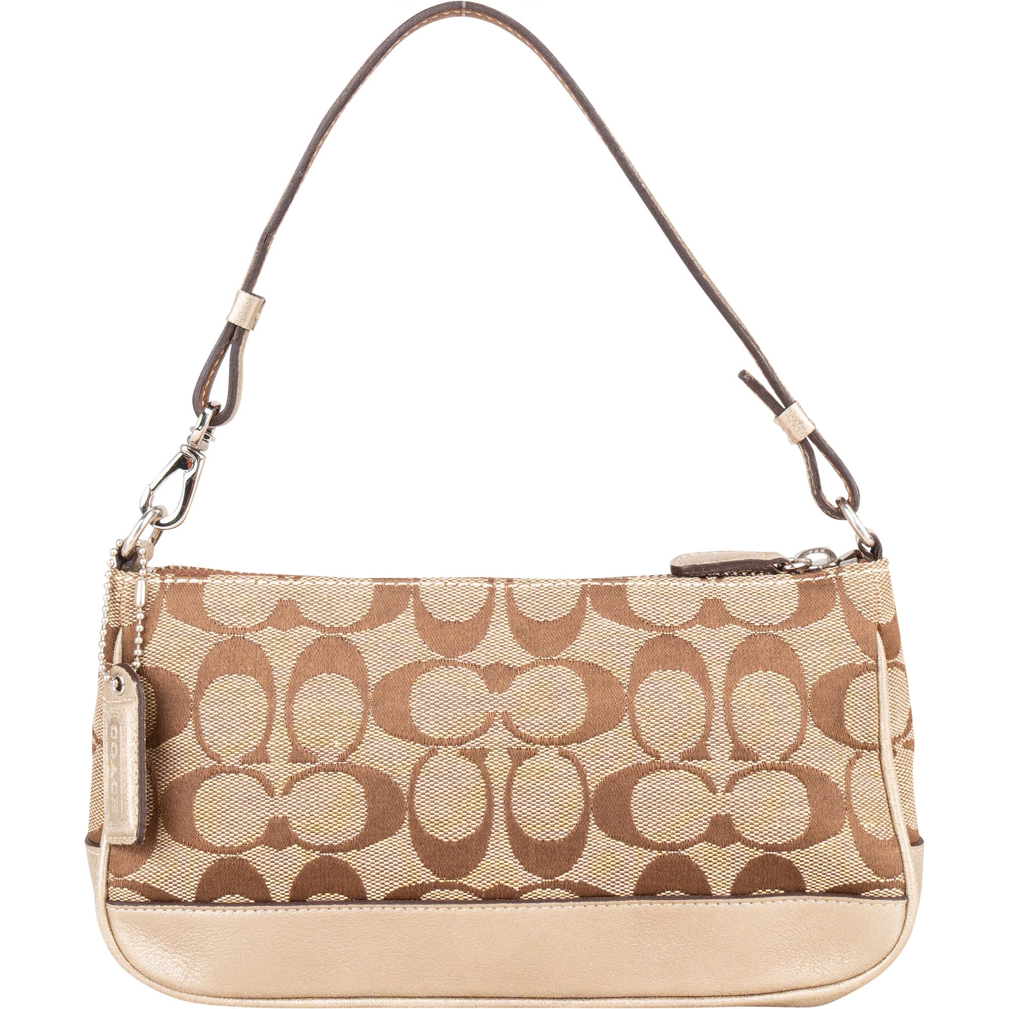 Coach Signature Monogram Handbag - vintageandkickz