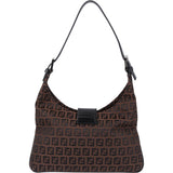 Fendi FF Monogram Baguette Buckle Shoulder Bag neu