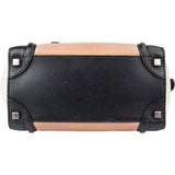 Céline Tricolor Leather Luggage Handbag