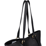 Prada Black Premium Leather Daino Vitello Handbag