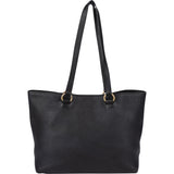 Prada Black Premium Leather Daino Vitello Handbag