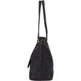 Prada Black Premium Leather Daino Vitello Handbag