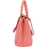 Prada Pink Saffiano Leather Galleria Handbag