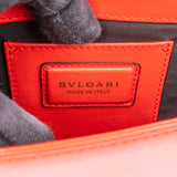 Bvlgari Red Leather Serpenti Forever Crossbody Bag