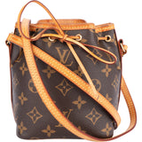 Louis Vuitton Canvas Monogram Nano Noe Crossbody Bag