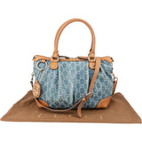 Gucci GG Denim Monogram Sukkey Handbag