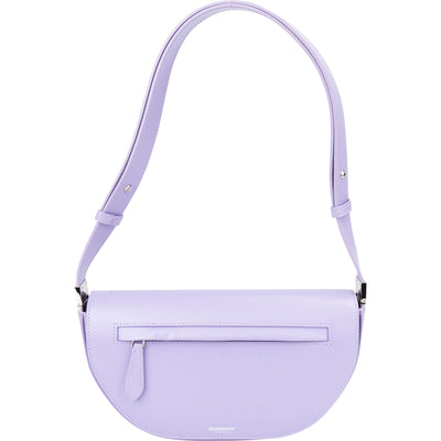 Burberry Lilac Leather Olympia  Crossbody Bag