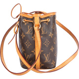 Louis Vuitton Canvas Monogram Nano Noe Crossbody Bag