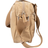 Prada Beige Nylon Triangle Side Crossbody Bag