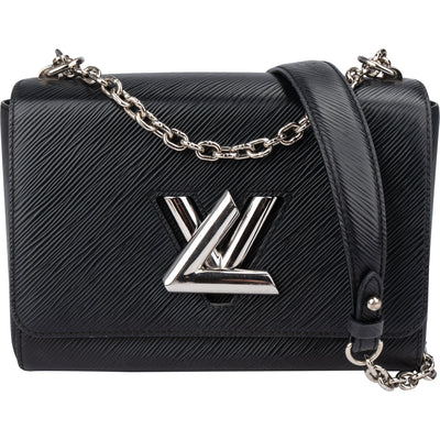 Louis Vuitton Noir Epi Leather Twist Crossbody Bag
