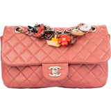 Chanel Quilted Lambskin Lucky Charms Single Flap Crossbody Bag