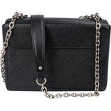 Louis Vuitton Noir Epi Leather Twist Crossbody Bag