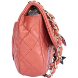 Chanel Quilted Lambskin Lucky Charms Single Flap Crossbody Bag