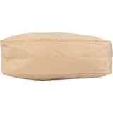 Prada Beige Nylon Triangle Side Crossbody Bag