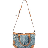 Gucci GG Denim Monogram Sukkey Handbag