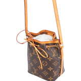 Louis Vuitton Canvas Monogram Nano Noe Crossbody Bag