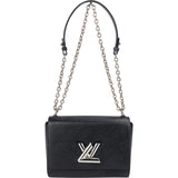 Louis Vuitton Noir Epi Leather Twist Crossbody Bag