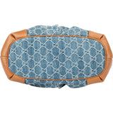 Gucci GG Denim Monogram Sukkey Handbag