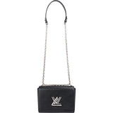 Louis Vuitton Noir Epi Leather Twist Crossbody Bag