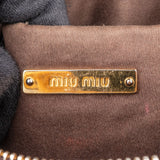 Miu Miu Quilted Leather Padlock Shoulder Bag