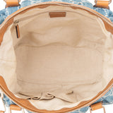 Gucci GG Denim Monogram Sukkey Handbag