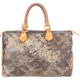 Louis Vuitton Dentelle Canvas Monogram Speedy 30 Handbag