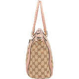 Gucci GG Monogram Bamboo Handbag