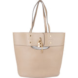Chloé Taupe Leather Aby Shoulder Bag