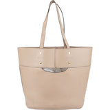 Chloé Taupe Leather Aby Shoulder Bag