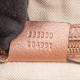 Gucci GG Monogram Bamboo Handbag