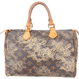 Louis Vuitton Dentelle Canvas Monogram Speedy 30 Handbag