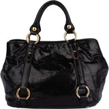 Miu Miu Black Leather City Handbag