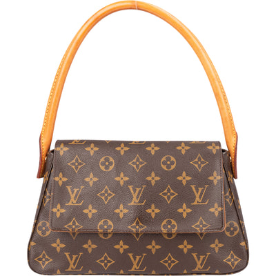 Louis Vuitton Canvas Monogram Looping PM Handbag