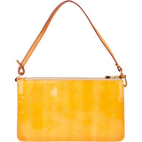 Louis Vuitton Yellow Vernis Monogram Lexington Handbag