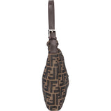 Fendi FF Monogram Baguette Buckle Shoulder Bag