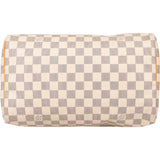 Louis Vuitton Damier Azur Monogram Speedy 30 Handbag