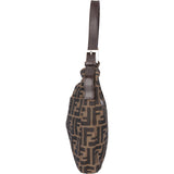 Fendi FF Monogram Baguette Buckle Shoulder Bag