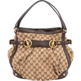 Gucci GG Monogram Horsebit Handbag