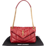 Saint Laurent Quilted Leather LouLou Puffer Crossbody Bag