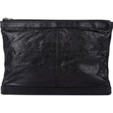 Balenciaga Black Leather City Clutch