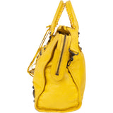 Balenciaga Yellow Leather City Handbag