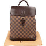 Louis Vuitton Damier Ebene Monogram Soho Backpack