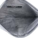 Balenciaga Black Leather City Clutch