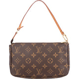 Louis Vuitton Canvas Monogram Pochette Accessoire Handbag